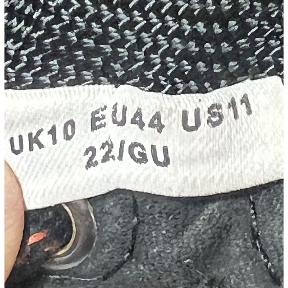 Hunter Boots Black Combat Military Lace Up Boot 6.5" Mens Sz 11 Synthetic/Rubber - Picture 9 of 12